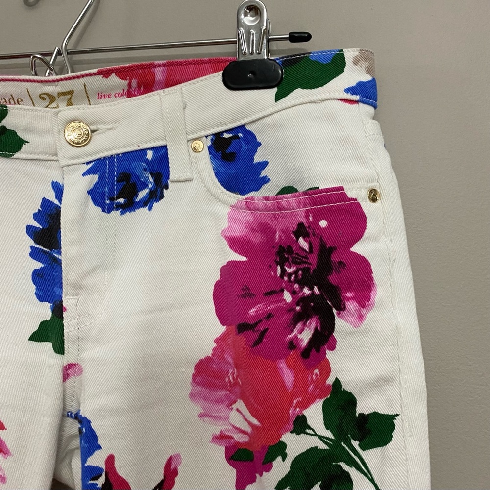 Kate Spade Broome Street Floral Jeans - Picture 3 of 16